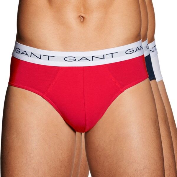 Gant 3-pakning Cotton Stretch Briefs - Mixed