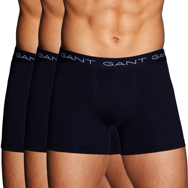 Gant 3-pakning Cotton Stretch Boxer - Navy-2