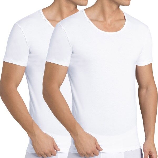 Sloggi 2-pakning Men 24 7 T-Shirt - White