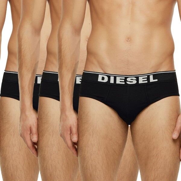 Diesel 3-pakning All Timers Briefs - Black