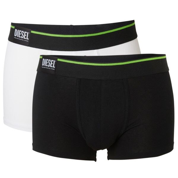 Diesel 3-pakning All Timers Organic Cotton Boxers - Black/White * Kampanje *