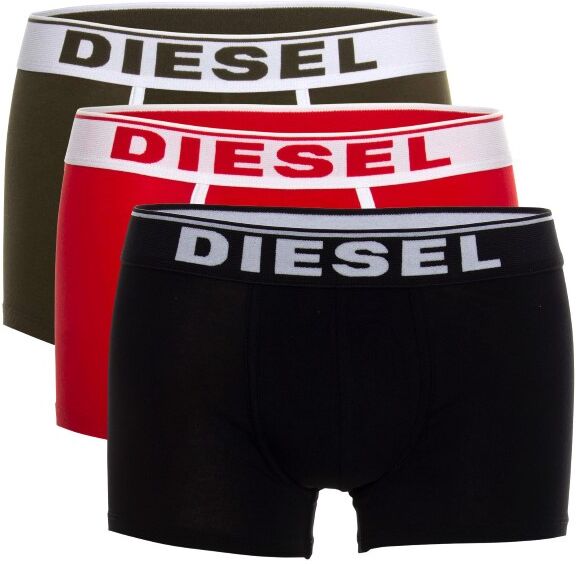 Diesel 3-pakning Fresh and Bright Damien Boxer Trunks - Red/Green