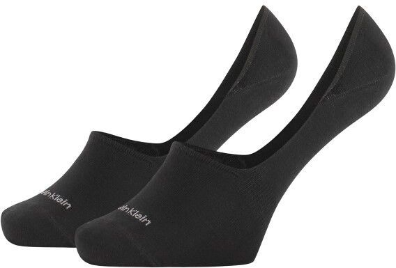 Calvin Klein 2-pakning Lucca No Show Sock - Black