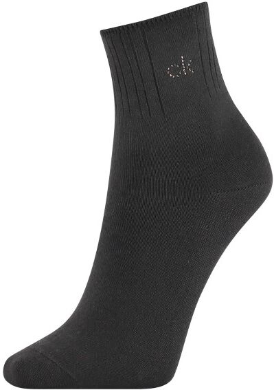 Calvin Klein Allison Anklet Crystal Logo Sock - Black