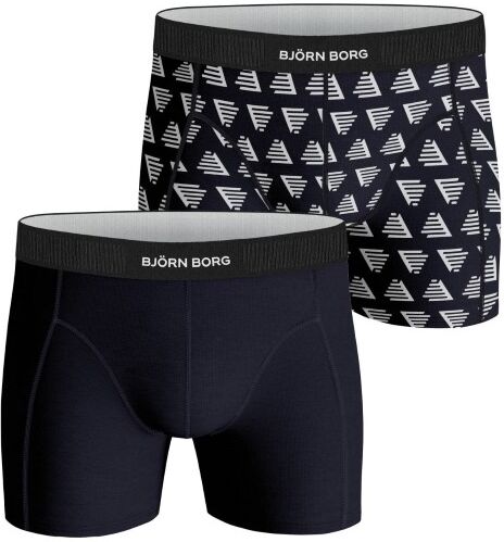 Björn Borg 2-pakning Cotton Stretch Shorts 2112 - White/Navy