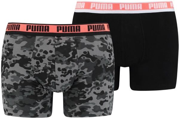 Puma 2-pakning Everyday Camo Boxer - Black/Grey