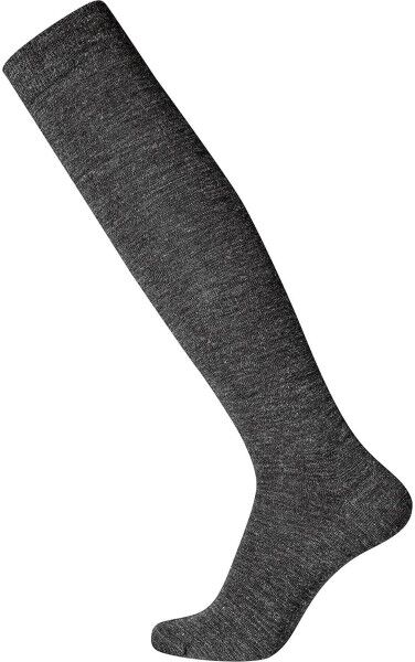 Egtved Wool Kneehigh Twin Sock - Darkgrey