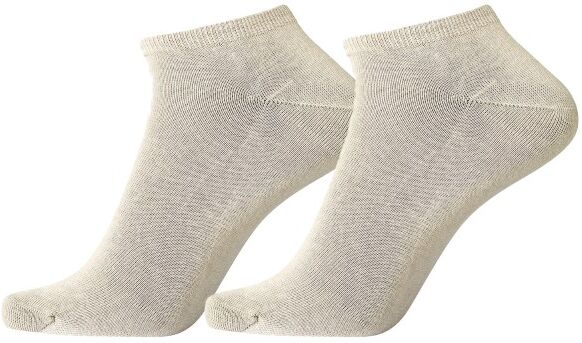 Egtved 2-pakning Cotton Footie Sock - Beige