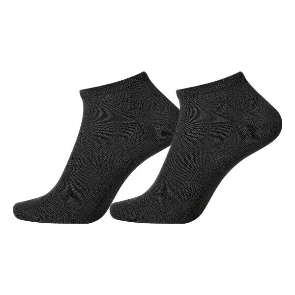 Egtved 2-pakning Cotton Footie Sock - Black