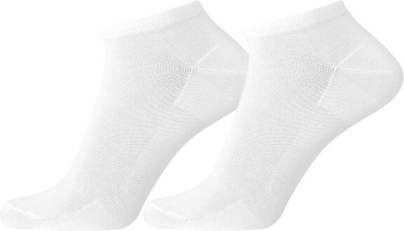 Egtved 2-pakning Cotton Footie Sock - White