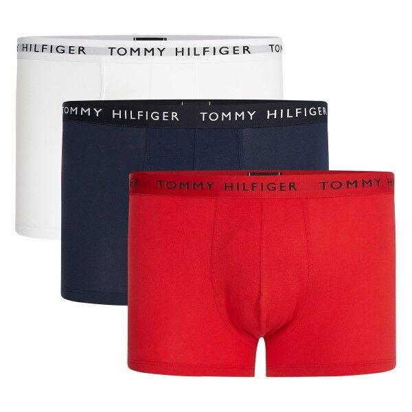 Tommy Hilfiger 3-pakning Classic Trunk - Red/Blue