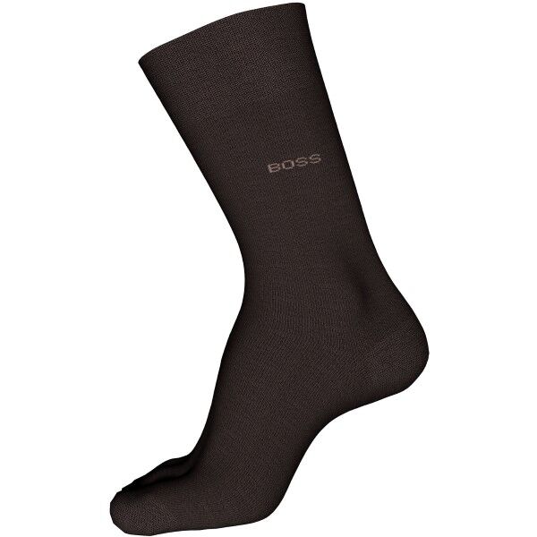 Hugo Boss BOSS Business Mercerized Cotton George Finest Sock - Brown