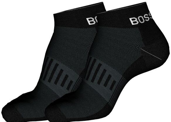 Hugo Boss BOSS Casual Sport Sneaker Socks 2-pakning - Black