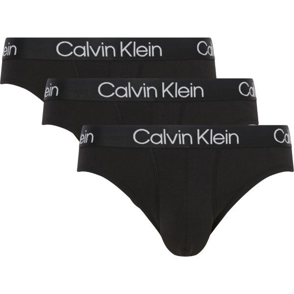Calvin Klein 3-pakning Modern Structure Recycled Hip Brief - Black