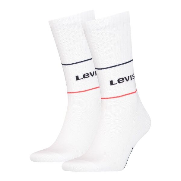 Levis 2-pakning Organic Cotton Sock - White