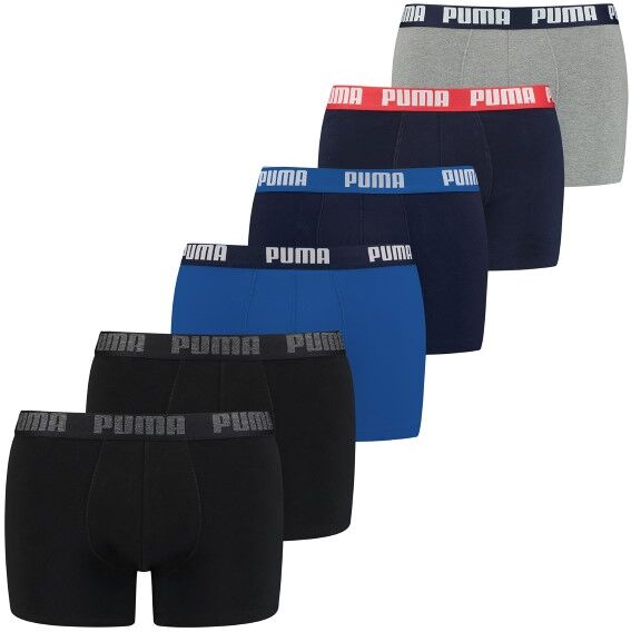 Puma 6-pakning Everyday Basic Boxer - Black/Blue