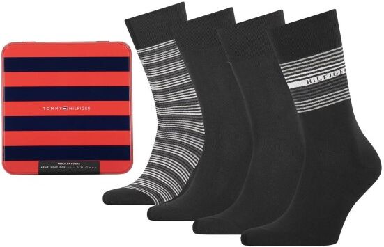 Tommy Hilfiger 4-pakning Men Medium Sock Gift Box - Black