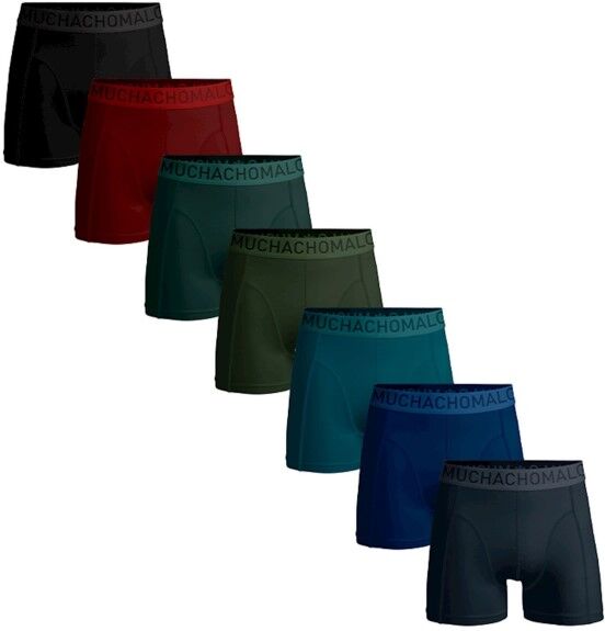 Muchachomalo 7-pakning Hello Moonlight Boxer - Blue/Green