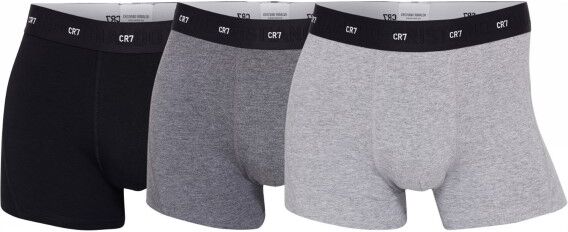 CR7 Cristiano Ronaldo 3-pakning Bamboo Trunks - Black/Grey