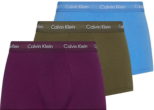 Calvin Klein 3 pack cotton stretch trunks-Multi  Multi