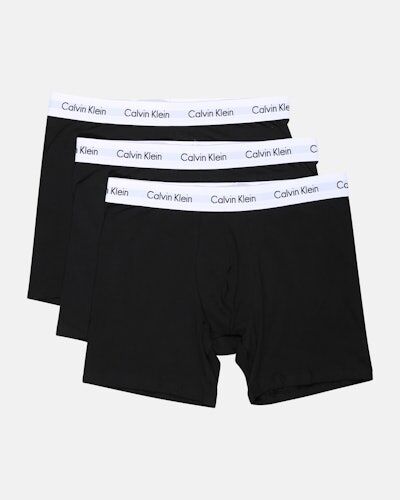 Calvin Boxers - 3-Pack Cotton Stretch Grå Male L