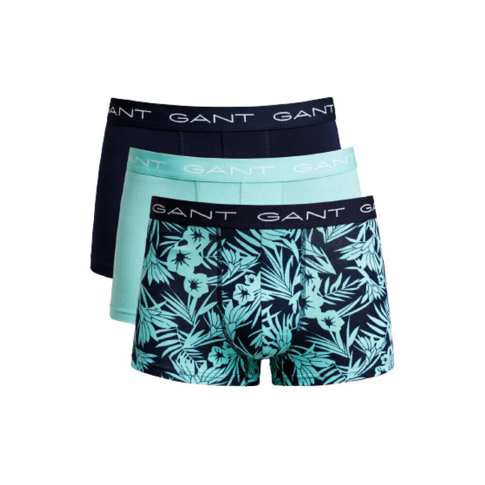Gant Tidal Bloom Trunk 3-Pack Undertøy Blå Male