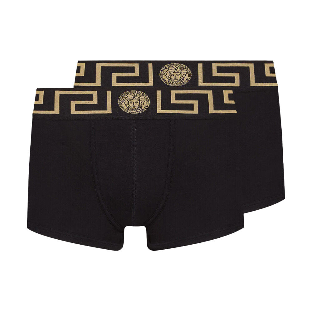 Versace Two Piece Set Logo Boxers-6 Sort Male