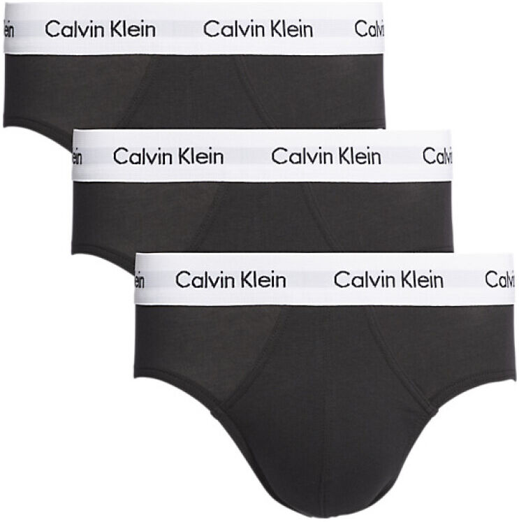 Calvin Klein 3P Hip Briefs Undertøy Sort Male