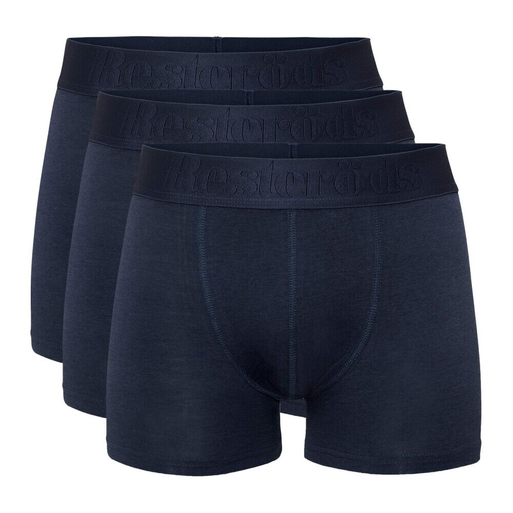 Resteröds 3-pack Gunnar boxers bamboo, FSC Blå Male