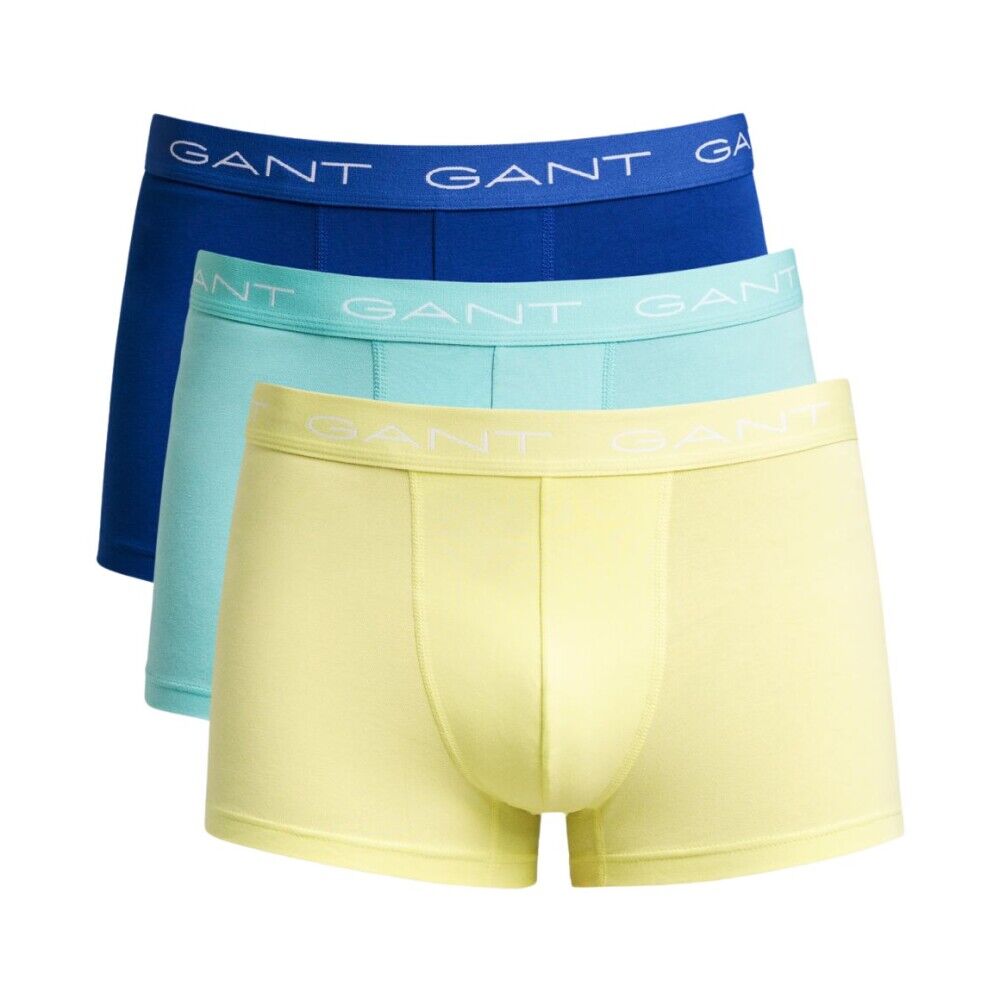 Gant Multicolor Trunks 3-Pack Boxers Gul Male