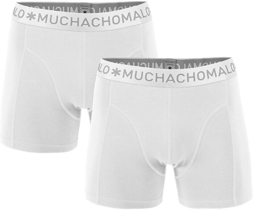 Muchachomalo 1010 Boxer Solid 01 Truser Hvit Male