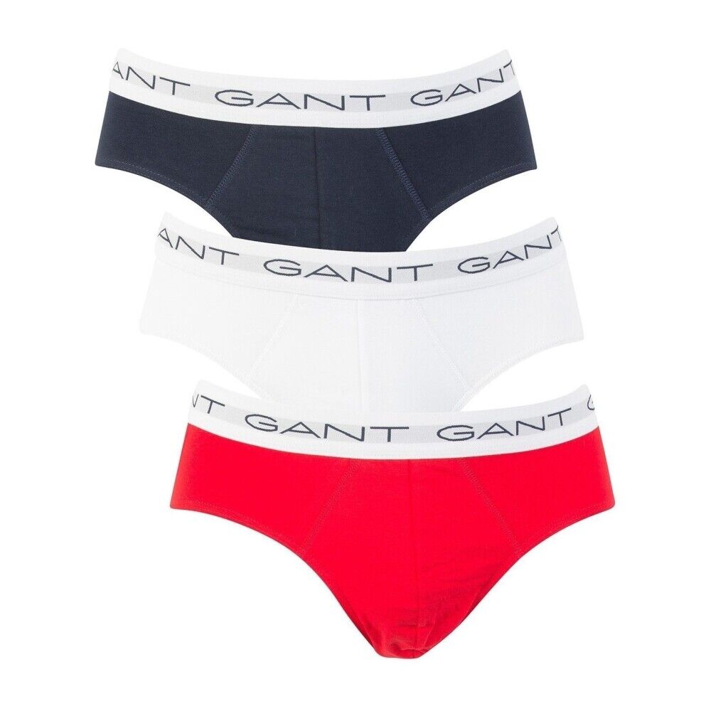 Gant 3 Pack Truse Undertøy Hvit Male