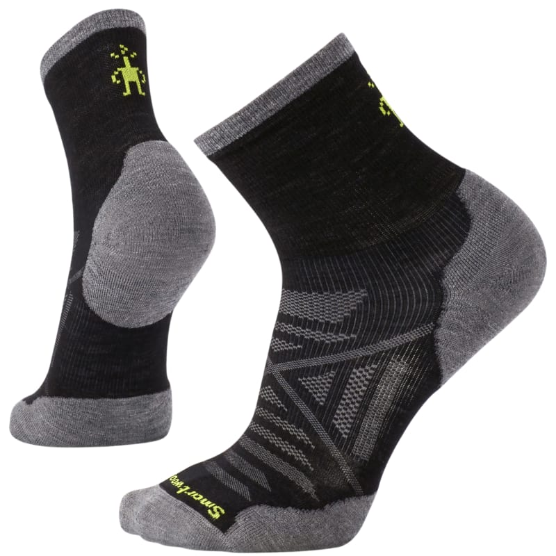 Smartwool Men's PhD Run Cold Weather Mid Crew Socks Sort