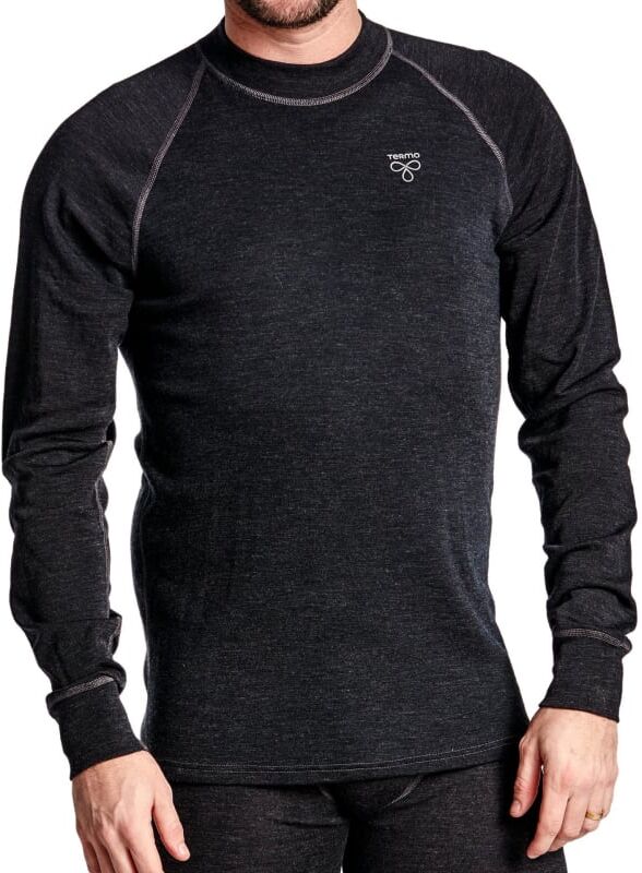 Termo Men's Wool Light Round Neck Ls Grå