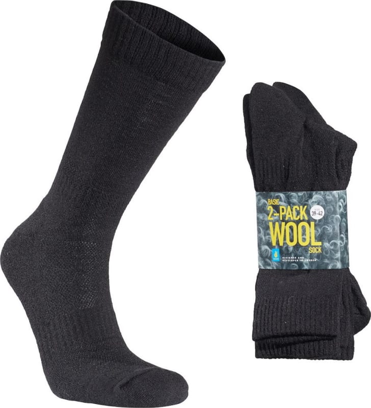 Seger Basic Wool Sock 2-pack Sort