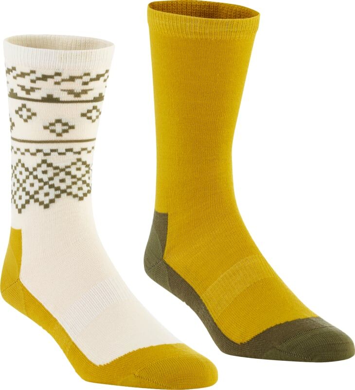 Kari Traa Women's Ragna Hiking Socks 2-pack Gul