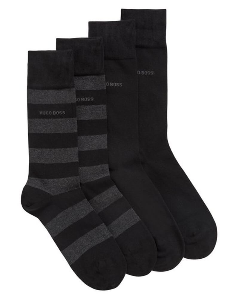 Boss Hugo Boss sokker 2-pakning størrelse 39-42 - Block Stripe