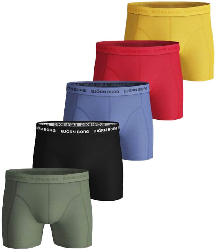 Björn Borg Essential 3-pack Cotton Stretch Shorts - Size L