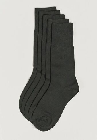 CDLP 5-Pack Bamboo Socks Charcoal Grey