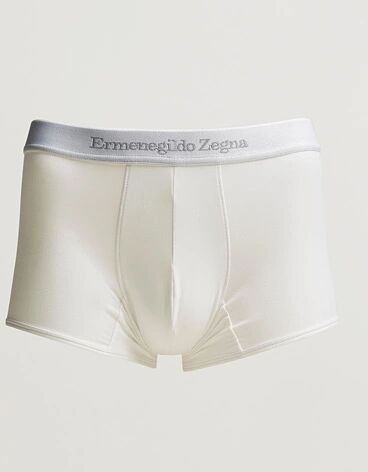 Ermenegildo Zegna Cotton Stretch Trunk Boxers White