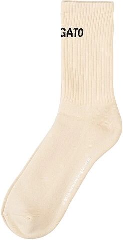 Axel Arigato Logo Tube Socks Pale Beige