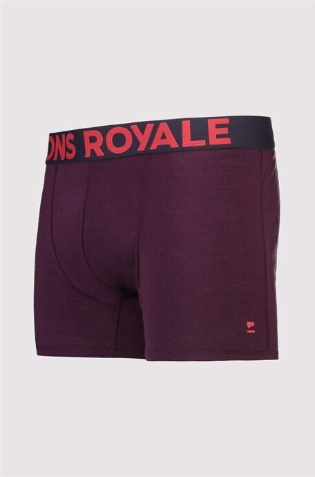 Mons Royale Hold'em Shorty Boxer, M's Wine  XL