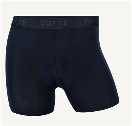 Tufte Mens Essentials Boxer Briefs Navy Blazer  XL