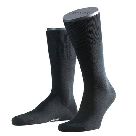 Falke Airport Men Socks Merinoull Black