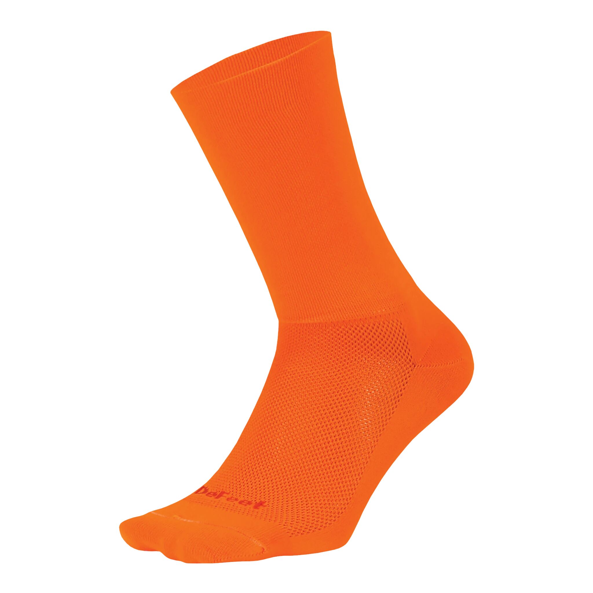 DeFeet Aireator 6''D-Logo (Double Cuff), sokker unisex M 40.0-42.5 Orange