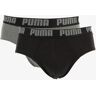 Slip PUMA - Cinza - Pack 2 Slip Homem tamanho S