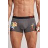 Intimissimi Boxers Astérix e Obélix em Algodão Supima® Elástico Homem Cinza Escuro Taglia 3