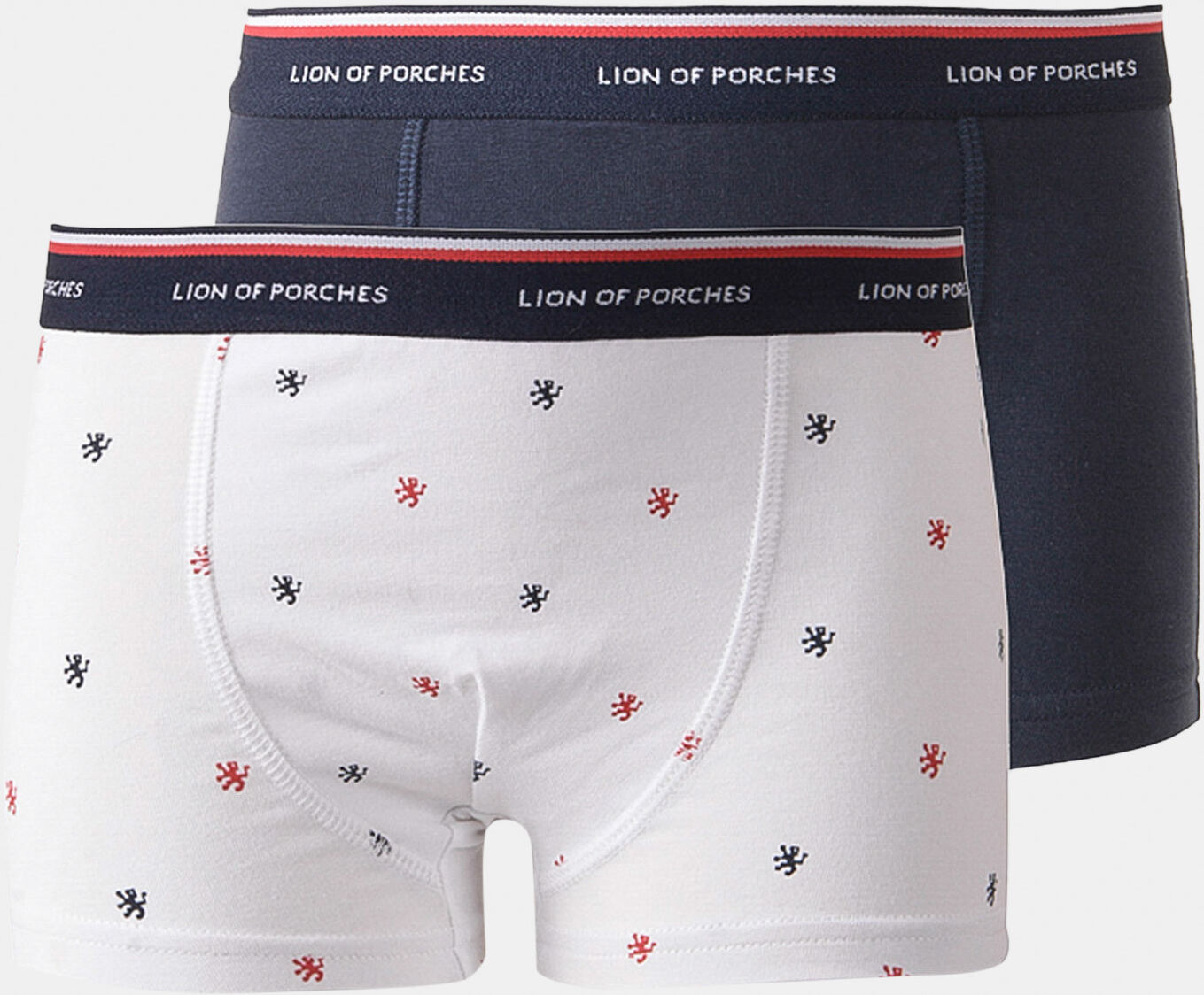 Lion of Porches Pack 2 Boxers Branco