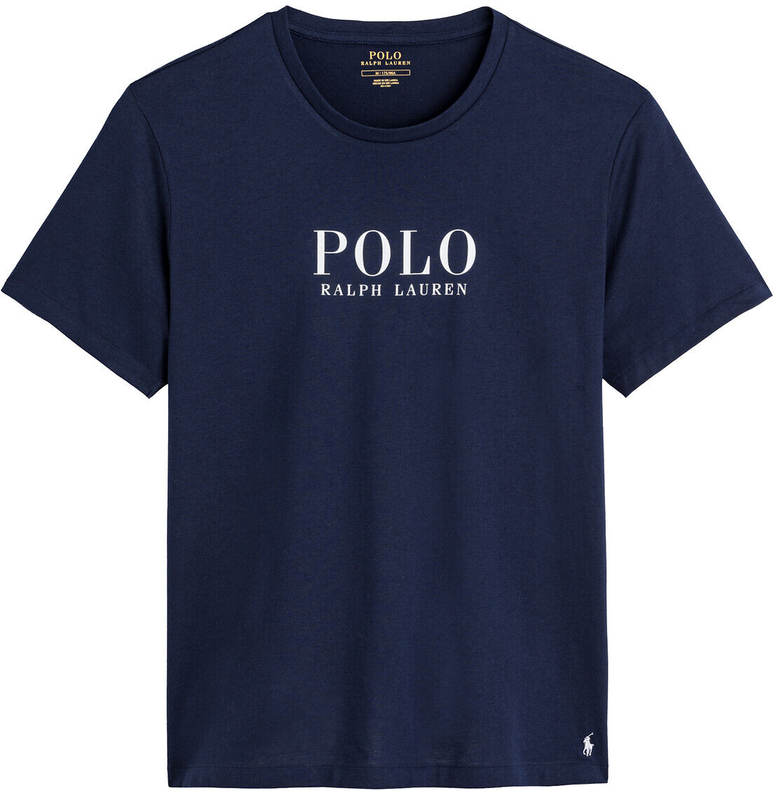 Polo Ralph Lauren T-shirt com gola redonda, logótipo no peito   Cinzento