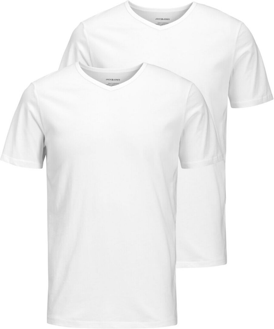 Jack & Jones Lote de 2 T-shirts de mangas curtas   branco